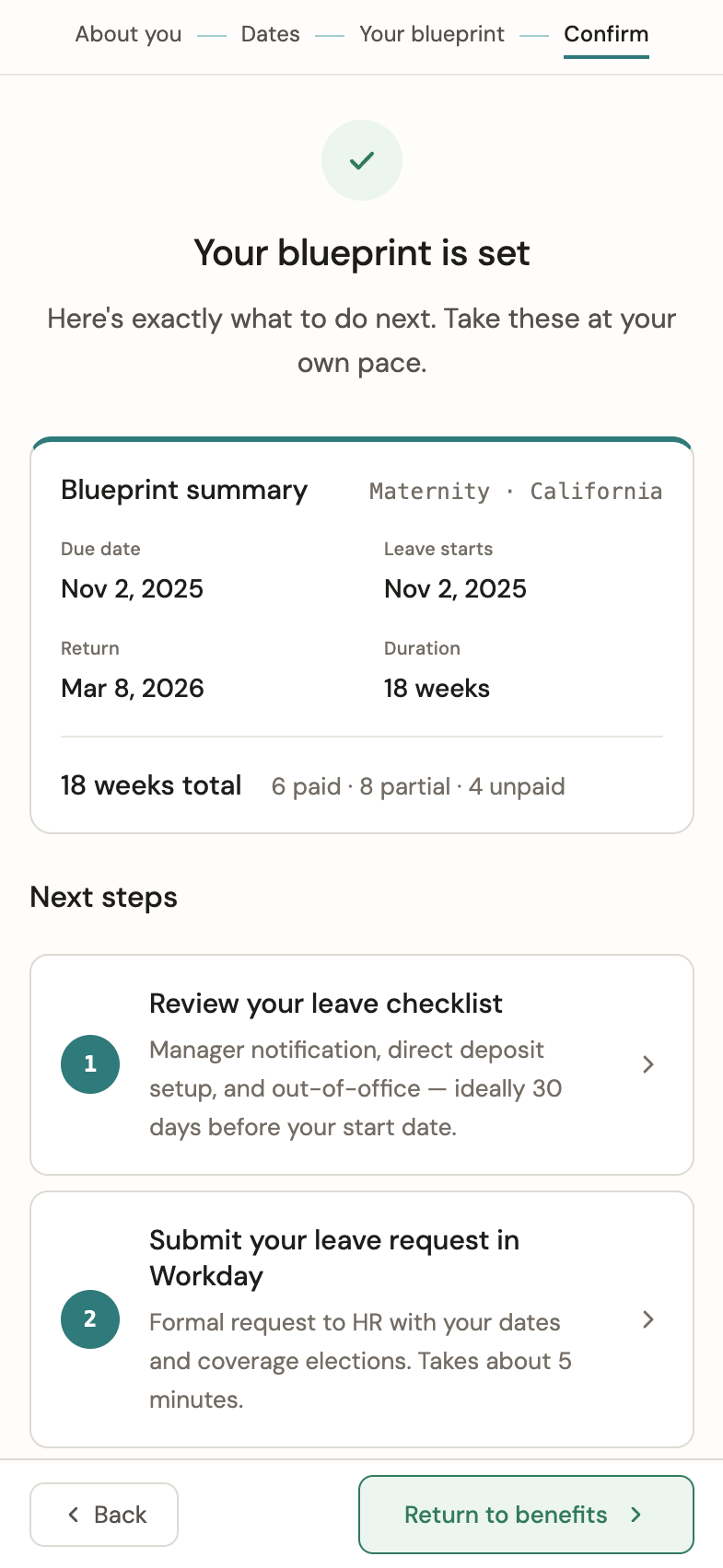 Your blueprint is set — mobile